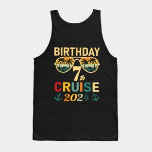 Cruise 7Th 2024 Squad Family Vacation Summer Tank Top